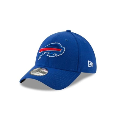 Blue Buffalo Bills Hat - New Era NFL Team Classic 39THIRTY Stretch Fit Caps USA4681720